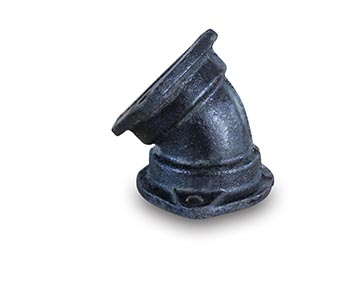 柔性鑄鐵排水管配件-B型45度彎頭